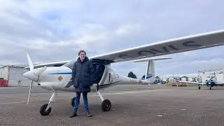 Trying out UK First certified Electric Plane and flying it