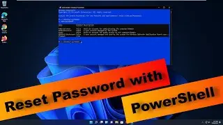 Change windows account password with PowerShell