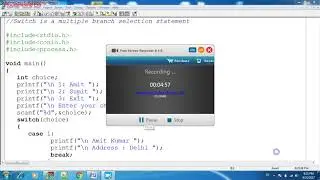Switch In C Programming with Character and Integer
