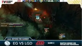 [BTS] EG vs LGD - Game 2 Highlights