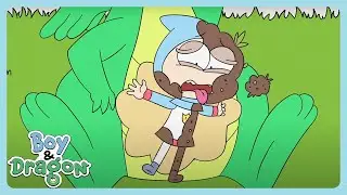 Boy & Dragon - Sticky Situation | Cartoons For Kids | WildBrain Fantasy