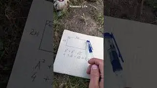 The easiest and simplest way to mark out a foundation | DIY | Village house