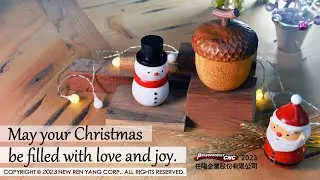 2023 Merry Xmas Series - Part 3│Wooden Acorn Music Box & Roly-Poly Doll │Bravoprodigy CNC