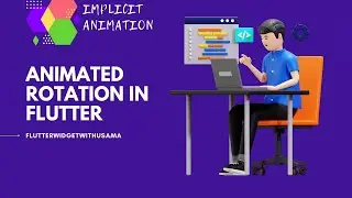 Animated Rotation Flutter Totorial | Flutter Animation hindhi/Urdu part 8