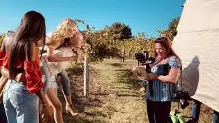 BTS - Behind the scenes Lifestyle photo shoot at the Chateau Elan - video footage