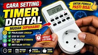 cara setting timer digital