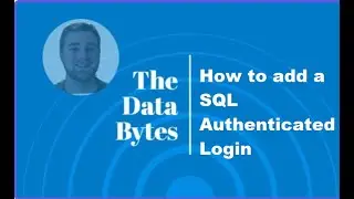 How to add a SQL Authenticated Login to SQL Server