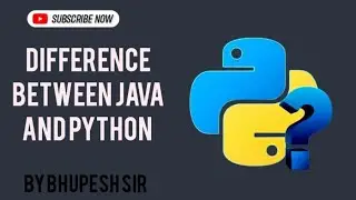 difference between Java and Python | Python tutorial in hindi 