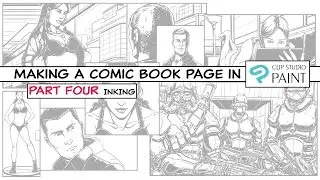 How to make a Comic Book Page in Clip Studio Paint - Part Four
