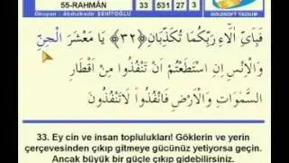 Abdülkadir Şehitoğlu Hatim RAHMAN sayfa 531