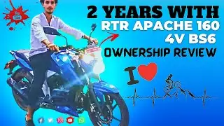 Ownership Review-Tvs Apache Rtr 160 4v Bs6 || two years old rtr apache 160 4v bs6|| Mr.D Motovlog ||