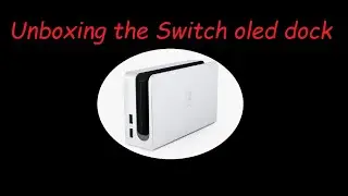 Unboxing Nintendo switch oled dock, bought from the my nintendo store.