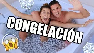 100 KILOS DE HIELO EN EL JACUZZI | @paulagonu