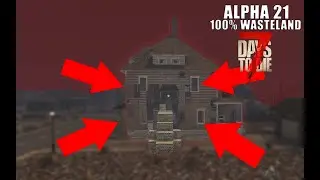 Alpha 21 - Neighbour vs DAY 21 Horde Night - Idiot in the Wasteland - 7 Days to Die - 21