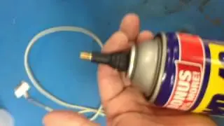 how to refill an aerosol can with air