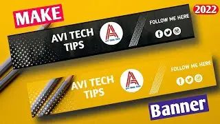 How To Make A Youtube Channel Banner On Android | Youtube Channel Banner Kaise Banaye
