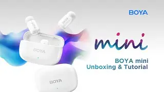 BOYA mini |  Unboxing & Tutorial Of The World's First Tiniest Wireless Microphone