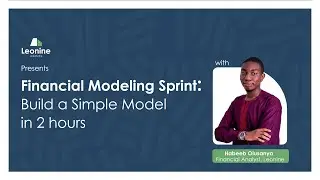 Financial Modelling Sprint: Build a model in 2 hours