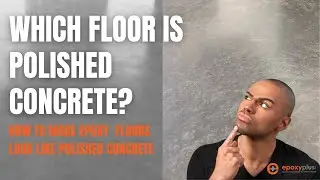 MAKE POLISHED CONCRETE FROM EPOXY RESIN