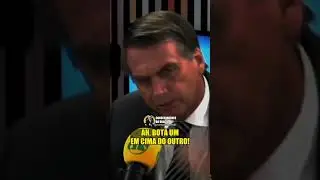 #Bolsonaro sobre falta de vaga em presídios: "bota um em cima do outro!" #jairbolsonaro