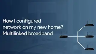How I configured the Network connection in my new House.