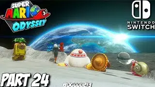 Super Mario Odyssey Gameplay Walkthrough Part 24 - Moon Kingdom - Nintendo Switch Lets Play