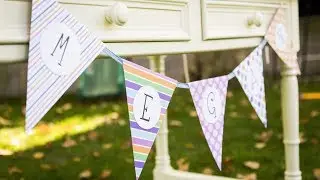 Haz tus propios Banderines de Fiesta en casa - 'Banderines Clásicos' -