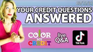 CREDIT QUESTIONS ANSWERED | Live Q&A | Credit Repair, Credit Scores, Bankruptcy & more!