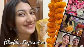 DAY BEFORE BHAI TIKA 2025 | MARIGOLD GARLAND DIY WITH MOM | FAMILY MOMENTS & LAUGHTER