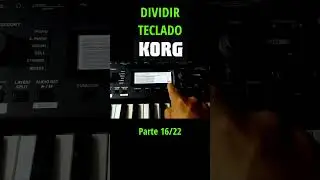 Dividir Teclado Korg - P16 #piano #korg #tecladistas #musicos #keyboard #musica