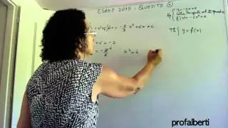 Determinare una funzione conoscendo una retta tangente ad essa e f'(x):Esame di stato 2015-Quesito 1