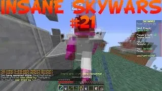 Minecraft SKYWARS TEAM #21 INSANE MODE w/xmanxx and Thehydro