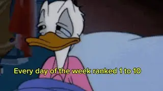 Every day of the week Ranked