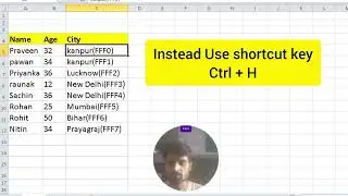 🔥✌How to replace word in excel❤👍