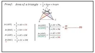 State and prove basic proportionality theorem(Thales theorem)