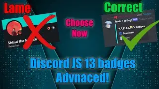 Custom Discord Badges Bot | Discord JS 13