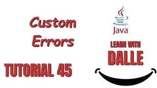 Custom Error in | JAVA Tutorial #45