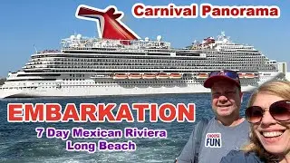 Carnival PANORAMA Mexican Riviera | EMBARKATION | 2023 | 7 Day Cruise | Balcony Cabin 8324