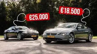 Moddervette GT's met V8: BMW 645Ci vs. Jaguar XK