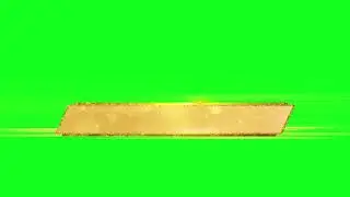 Golden Lower Third Green Screen Free Download 4K