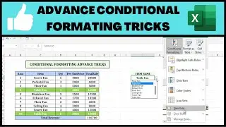 Advance Conditional Formatting|| Excel Conditional Formatting Tricks.