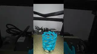 Satisfying time lapse of 3D printed vase with holes