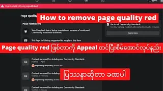 How to remove page quality red ! Right appeal page quality red