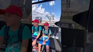 Впервые на канатной дороге в Москве. А ты уже катался? 