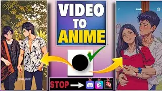 How to Convert Normal Video to Anime | Convert Video to Anime Ai | Video to Cartoon Converter App