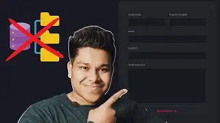 Add Contact Form Without Backend And Send Email | HTML, React JS, Next Js In 2 mins