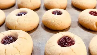 Я не ожидала!!! Оно тает во рту!!! Песочное печенье с джемом
