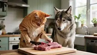 Gerçek gibi Animasyon Kedi Videosu
