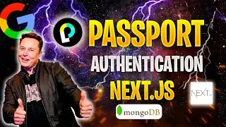 Next.js Google Authentication using PassportJS and MongoDB