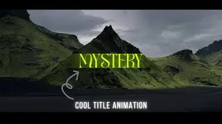 Fast RHYTHM Title Animation | Create this kind of COOL Title Effect